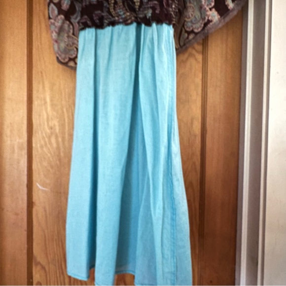 Free People Paisley Dress Size 10 - Picture 3 of 9